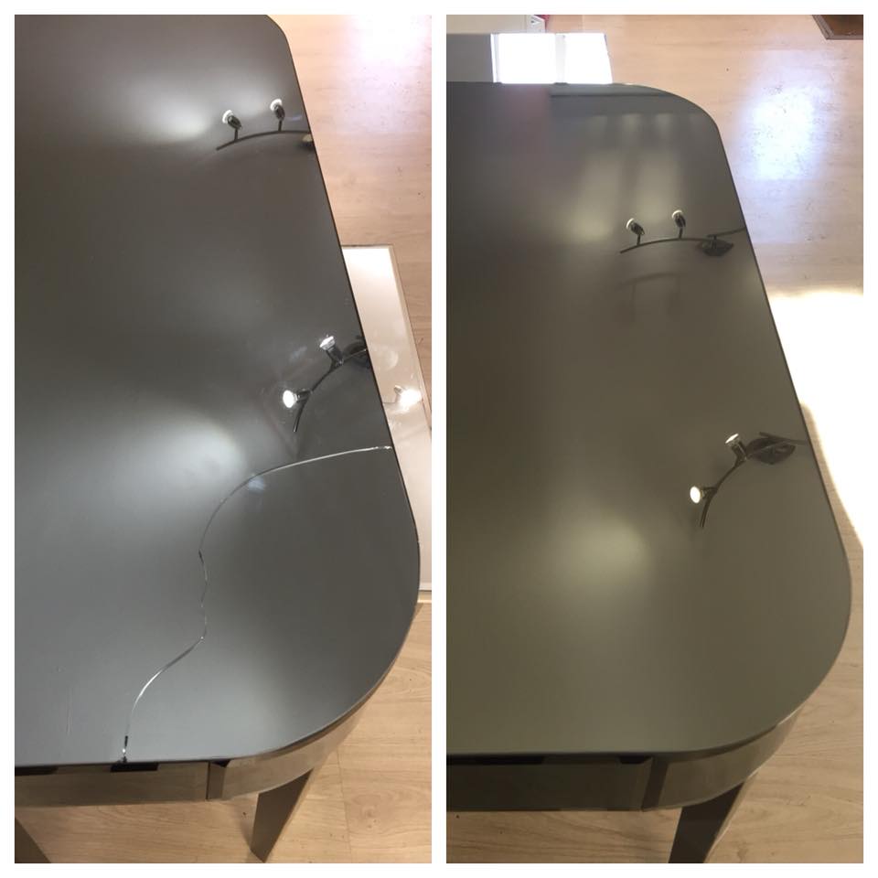 Glass and glazing services, glass repairs, glass replacement